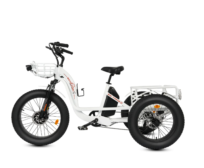 electric three-wheel bicycles Ecotric Ecotric 48V 24"x4.0 Front 20"x4.0 Rear Tires Tricycle electric – Energy eBikes
