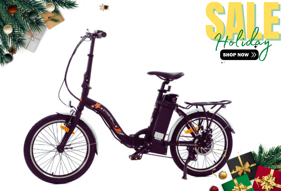 Ecotric Starfish 20inch portable and folding electric bike